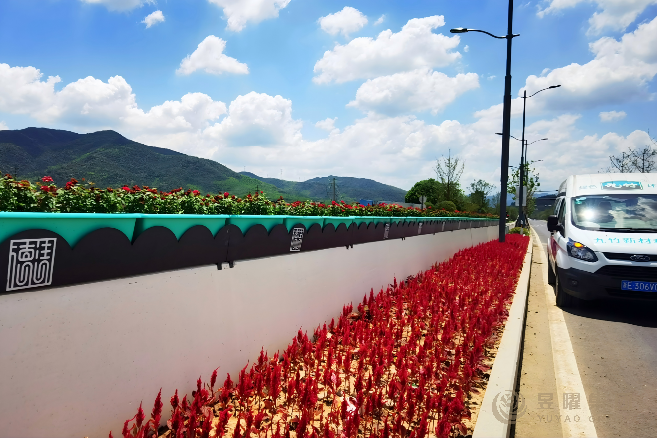 德清高架不锈钢花瓣一体式置顶花箱