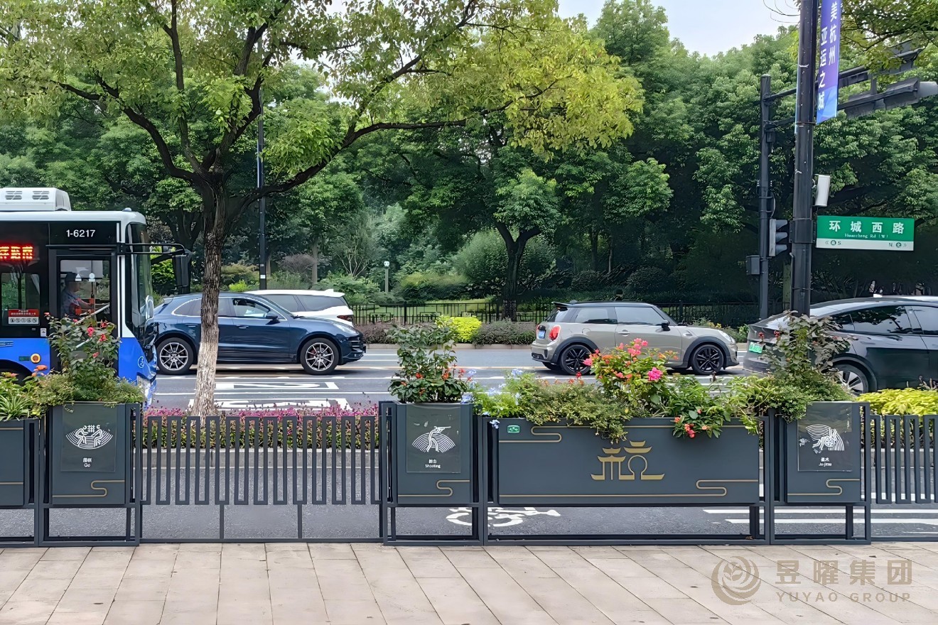 杭州环城西路金属花箱护栏采购项目