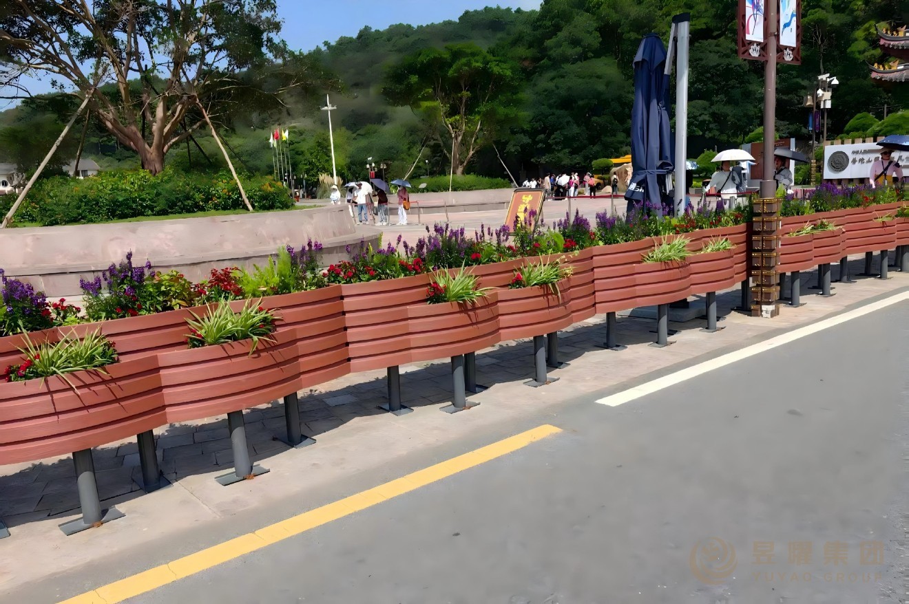浙江舟山普陀山交通隔离PVC花箱组合采购项目