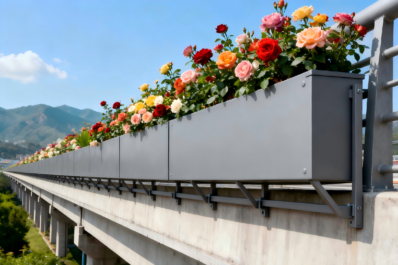 悬挂高架花箱